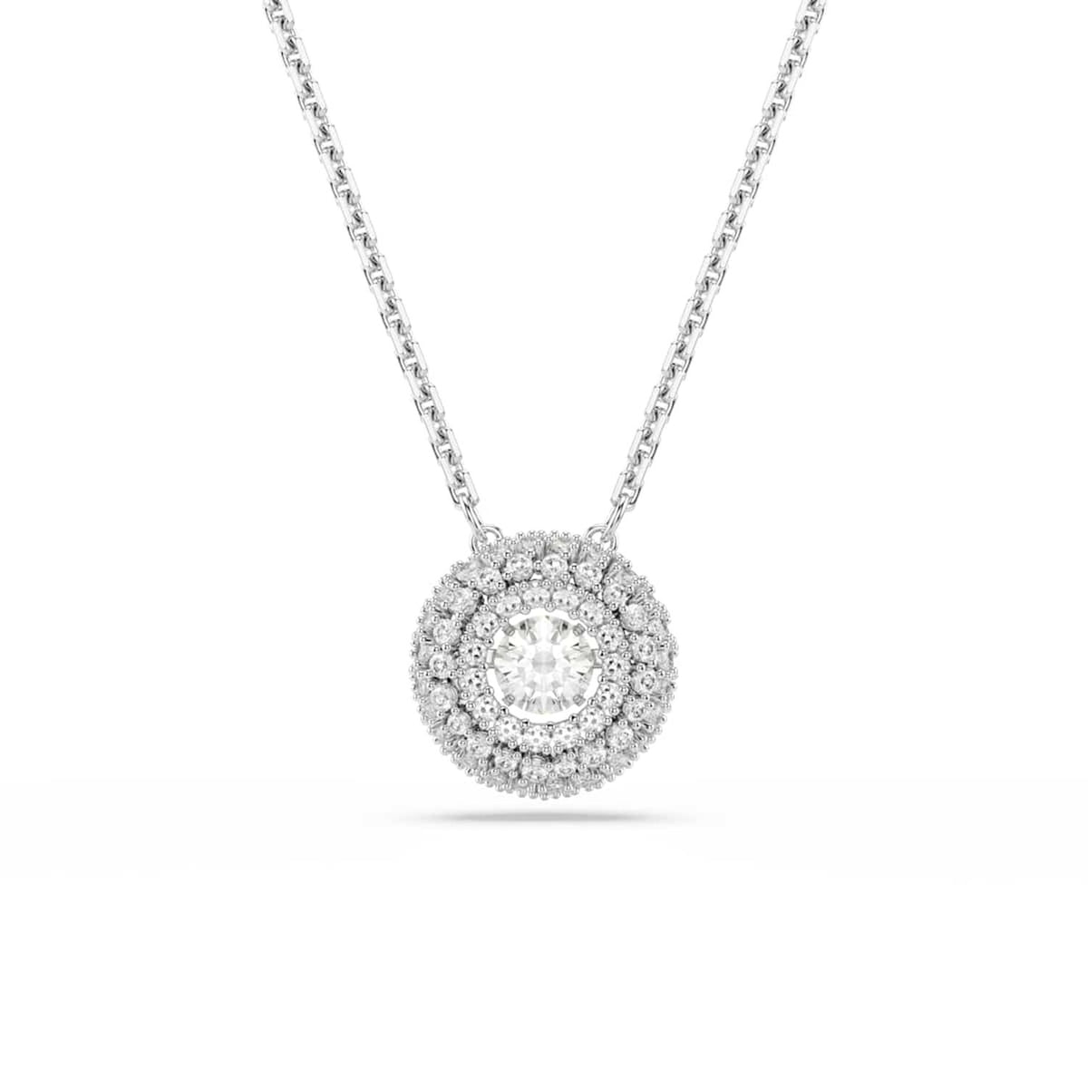 Swarovski Sublima Glam Silver-Tone Necklace 5738246