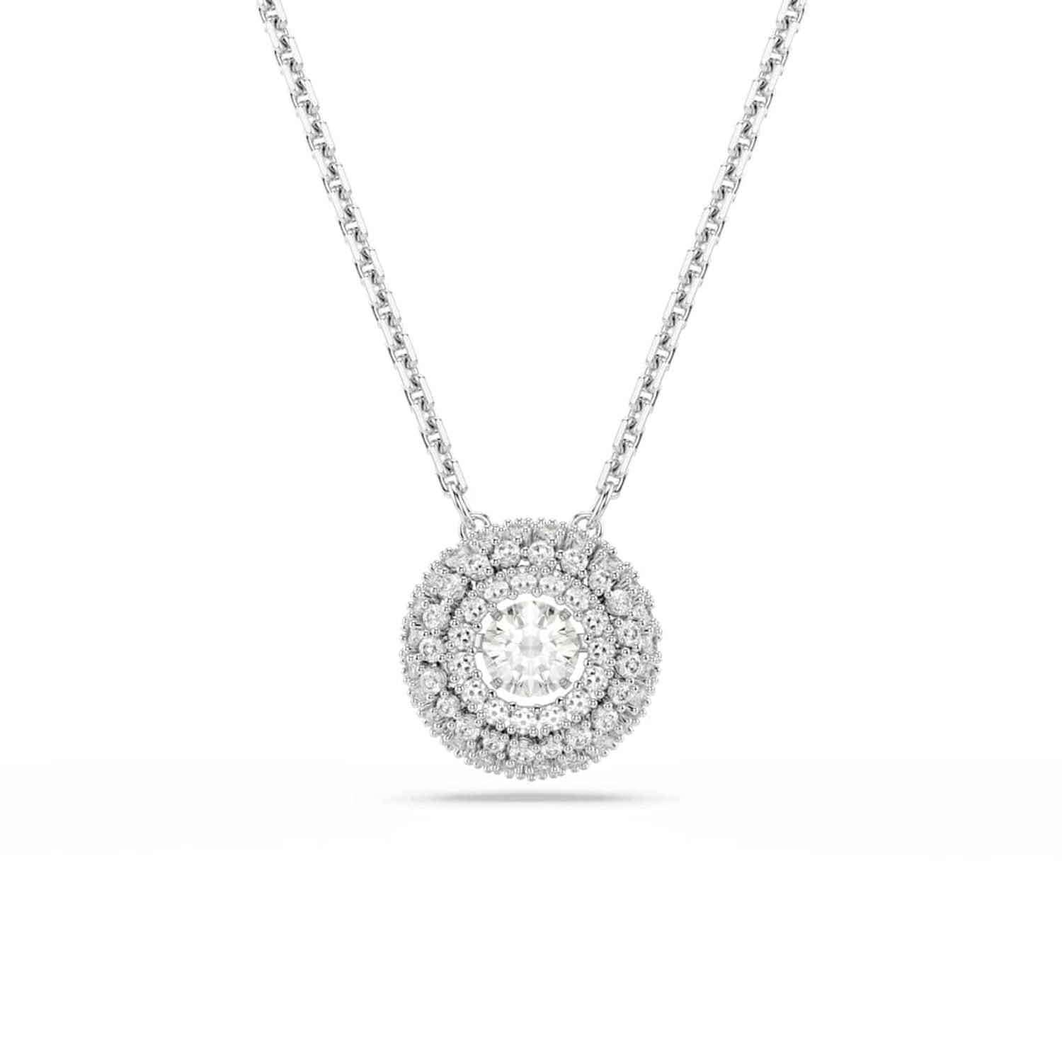 Swarovski Sublima Glam Silver-Tone Necklace 5738246