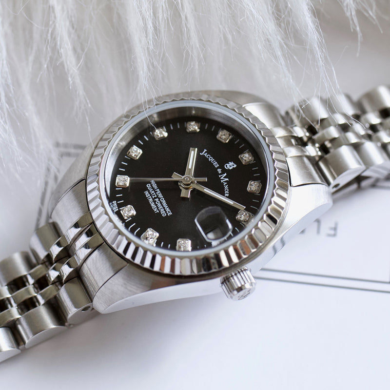 Jacques du Manoir Inspiration damen Uhr Silber NRO.06-zoom-