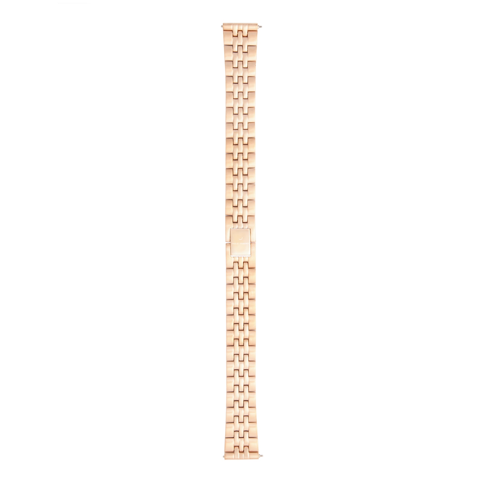 Violet Hamden Sunrise Roesgoldcoloured Stalen Watch Strap VH43004
