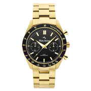 Mats Meier Arosa Racing herren Uhr Gold MM50007