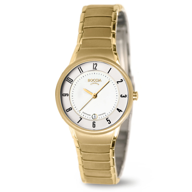 Boccia Titanium Parelmoer Dames Horloge 2002-3158-05-zoom-