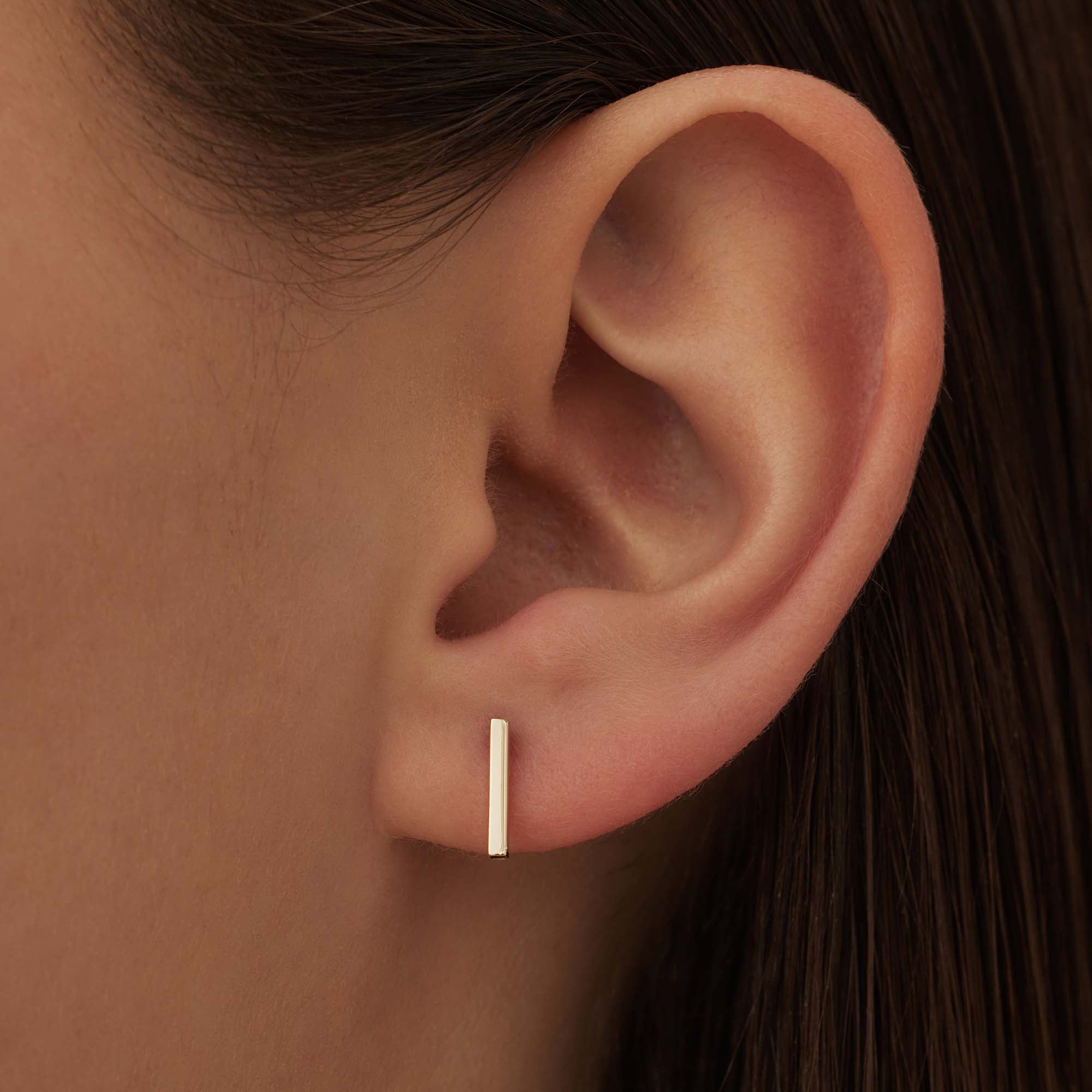 Isabel Bernard Le Marais Rosalie 14 Carat Golden Ear Studs IB360215