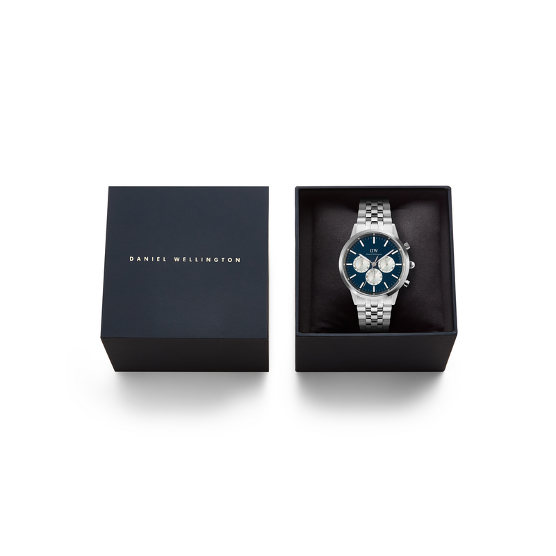 Daniel Wellington Iconic Chronograph Blue Arctic Men's Watch DW00100874-zoom-