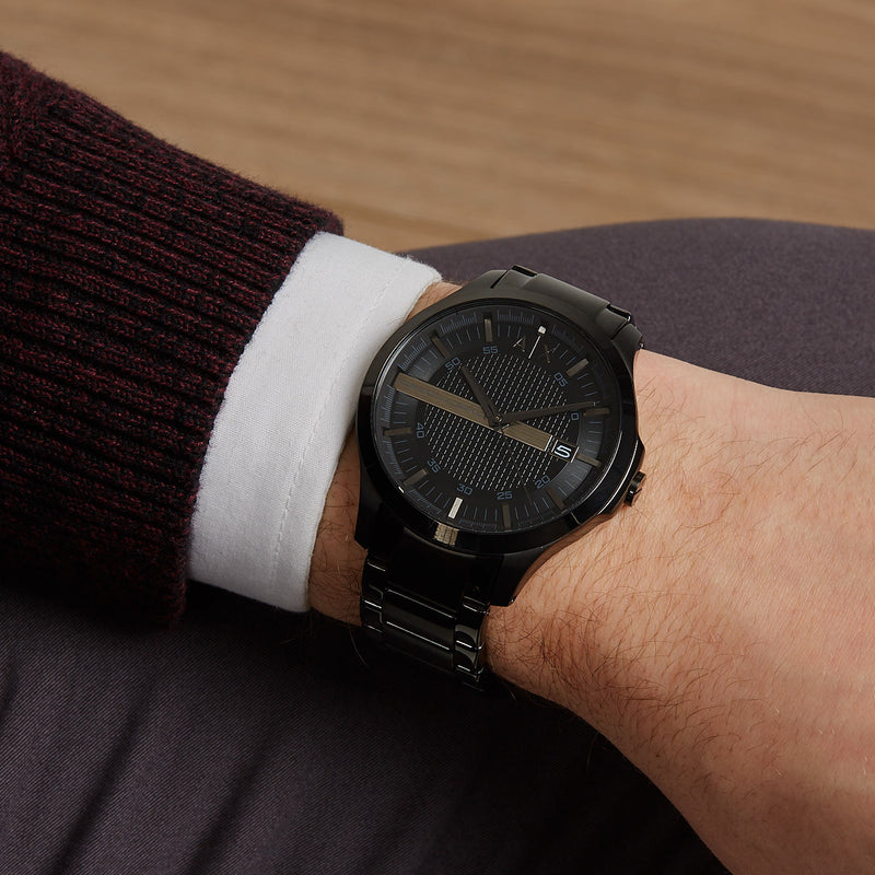 Armani Exchange Hampton herren Uhr Schwarz AX2104-zoom-