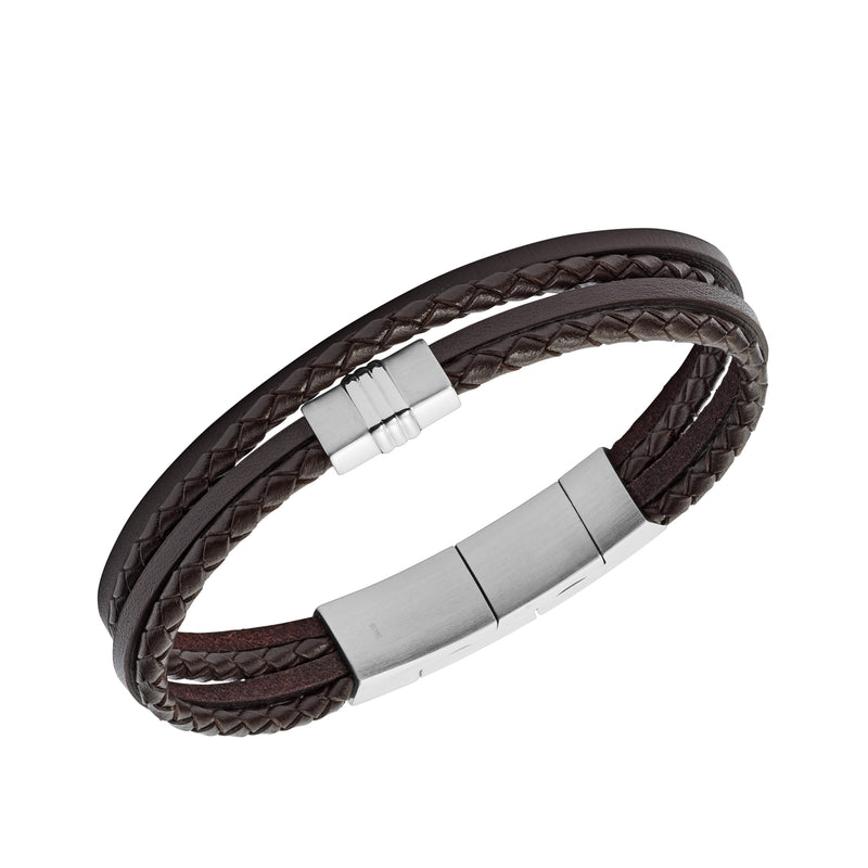 Fossil Vintage herren Armband Braun JF02934040-zoom-