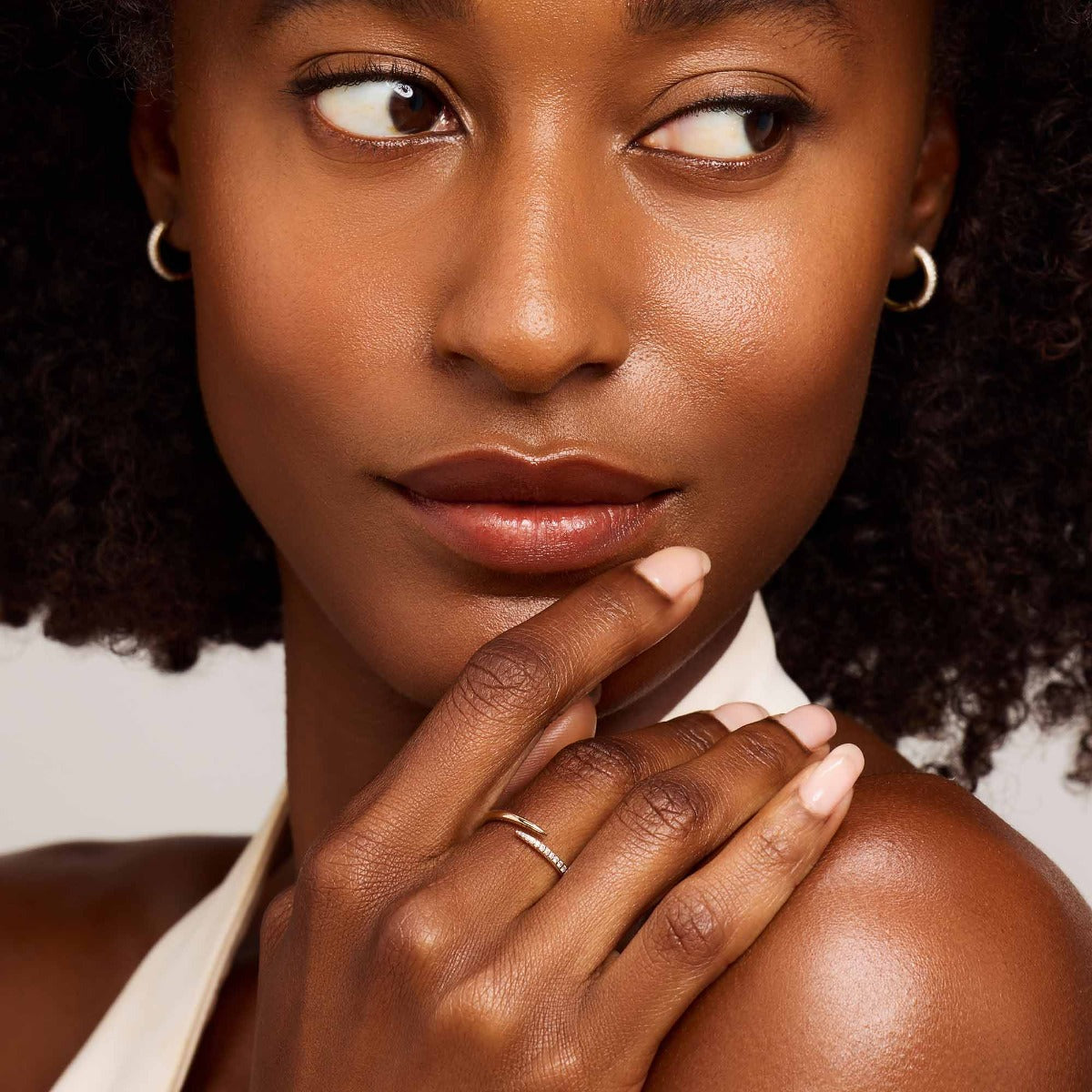 Isabel Bernard De la Paix Flavie 14 Karat gold ring with diamond 0.08 carat IBD330034-54