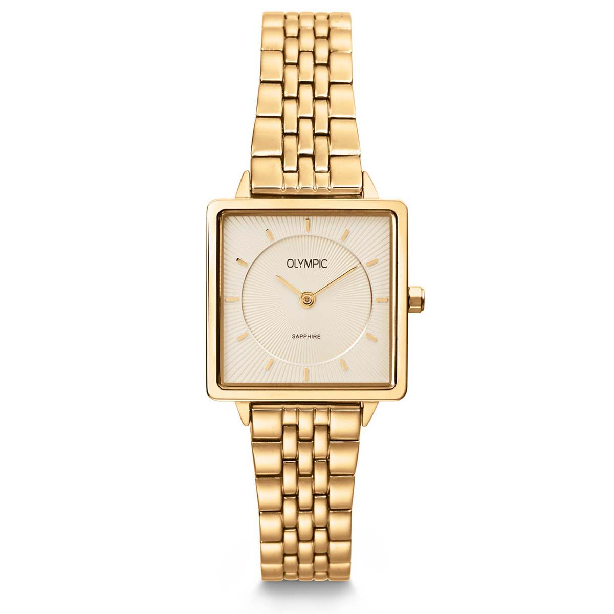 Olympic Gold and Cream Women's Watch OL1DDD001