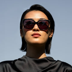 Isabel Bernard La Villette Raison Black Vierkante Sunglasses IB400007-01-01