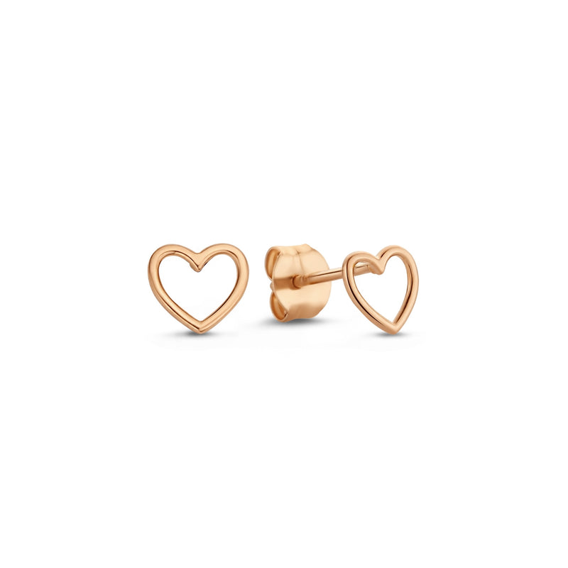 Isabel Bernard La Concorde Amore 14 Karat | Roségold Ohrstecker IB360231-zoom-
