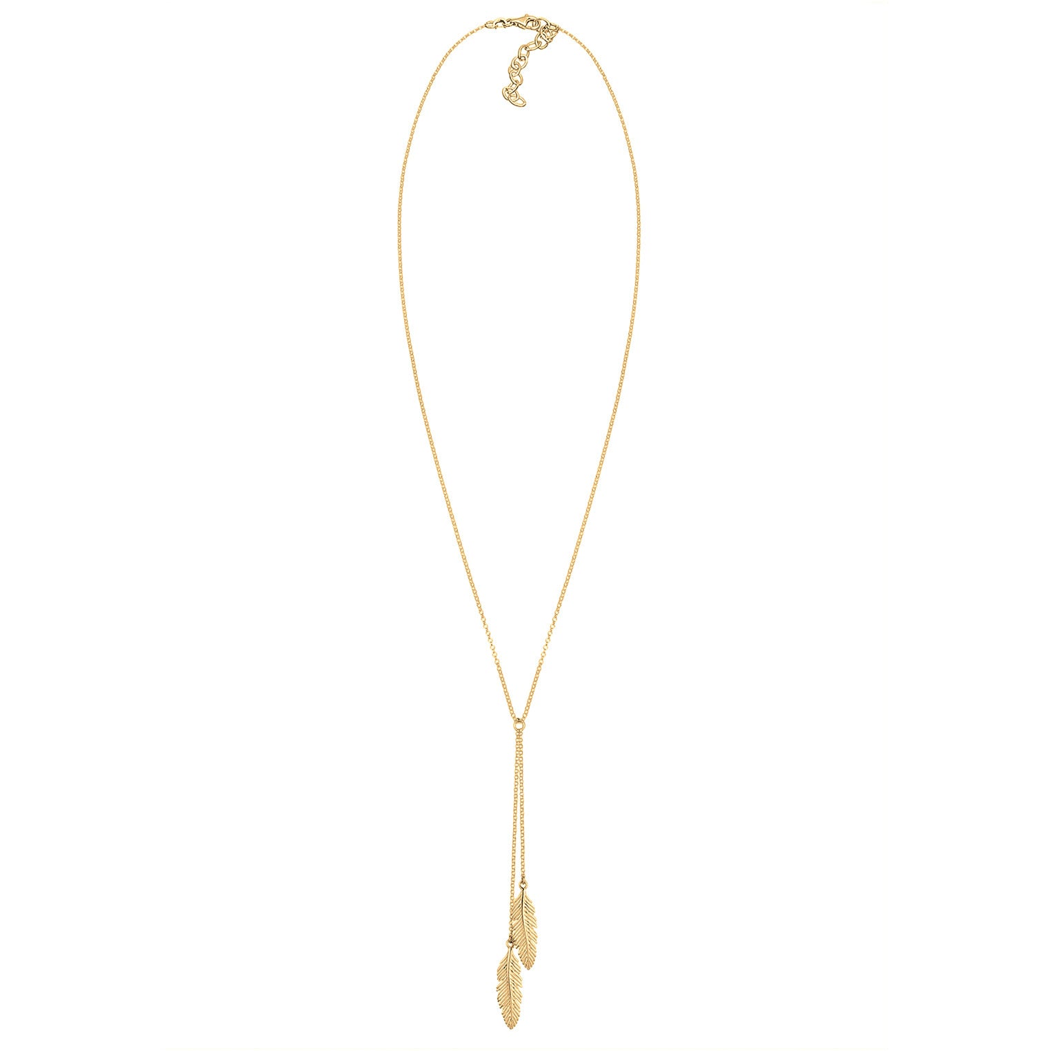 Elli 925 Sterling Silver Y Chain Necklace 2004-BF-0007664-001