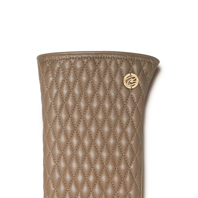 Isabel Bernard Honoré Rosette Taupe Ziegenfell Leder Handschuhe IB67002-378-7-zoom-