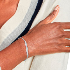Tommy Hilfiger Linear Silver Coloured Bracelet TJ2780952