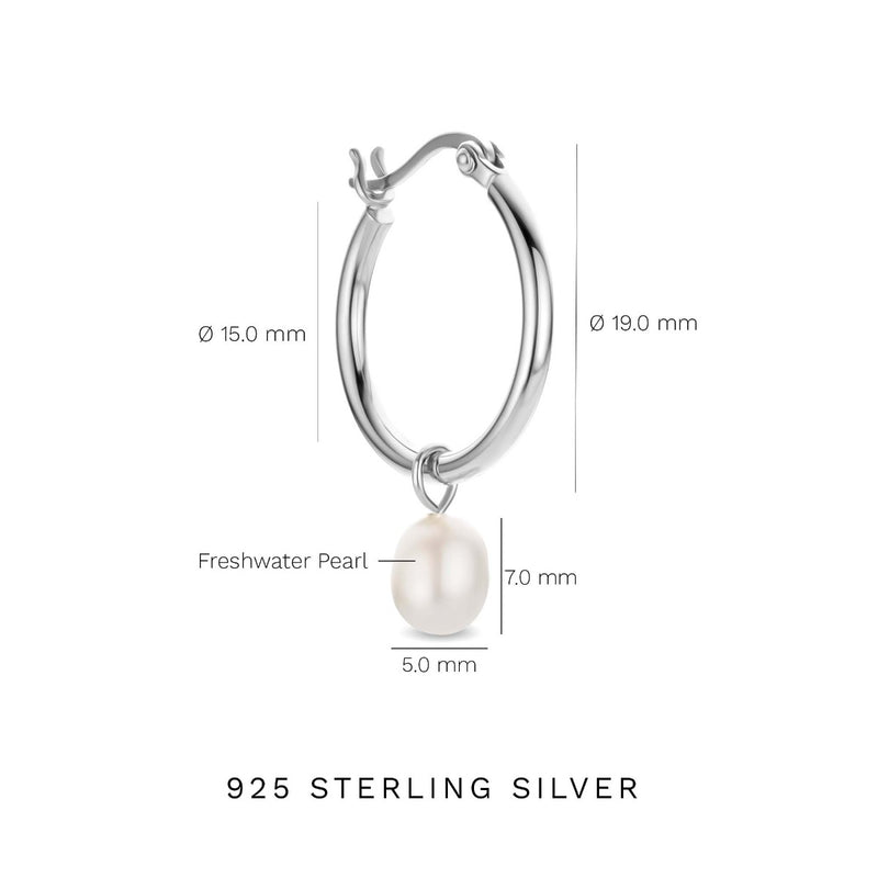 Parte Di Me Brioso Cortona Ambra 925 Sterling Silver Creoles PDM36169-zoom-