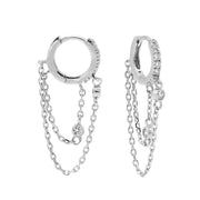 Karma damen Ohrringe Silber M3168S