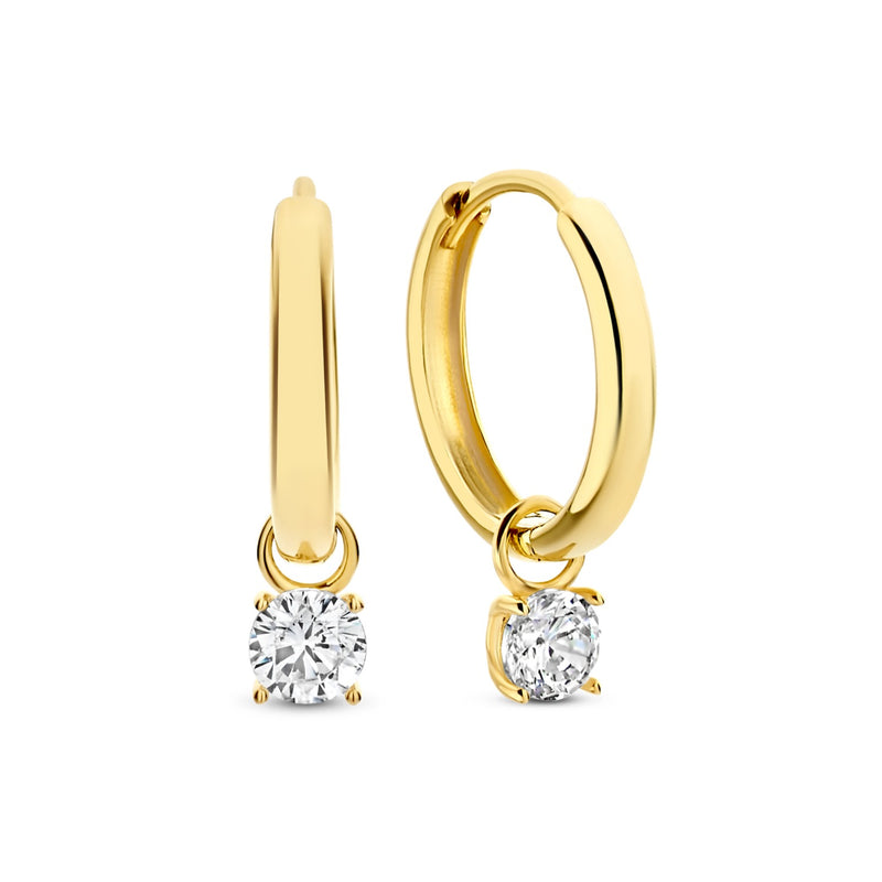 Isabel Bernard Cadeau d'Isabel 14 Karat | Gold Ohrringe Set IB90079-zoom-