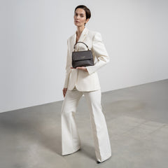 Isabel Bernard Femme Forte Heline Brown Calfskin Leather Handbag IB21130