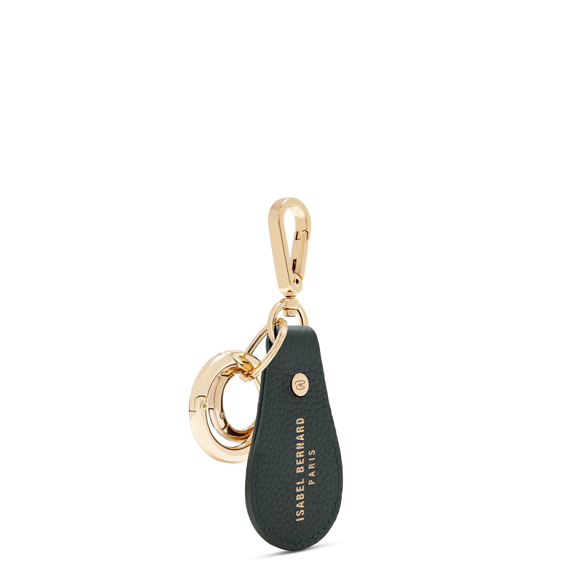 Isabel Bernard Honoré Filou Green Calfskin Airtag Key Pendant IB66000-061
