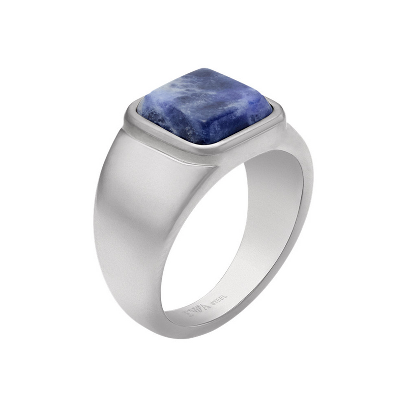 Emporio Armani Stainless Steel Men's Ring EGS3325040-10-zoom-