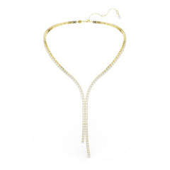 Swarovski Matrix Tennis Gold-Tone Necklace 5750601