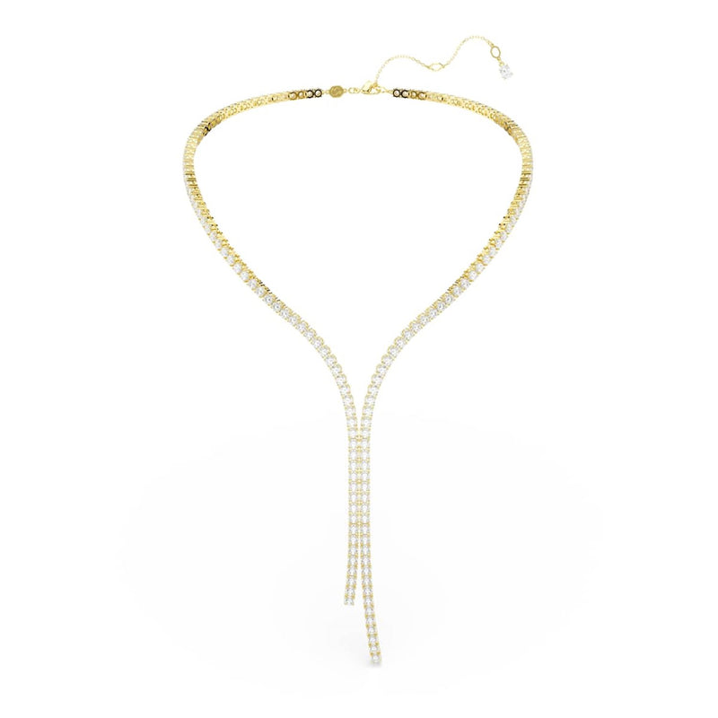 Swarovski Matrix Tennis Halskette in Goldoptik 5750601-zoom-