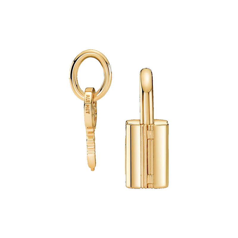 Pandora Moments Goldfarbene Padlock & Key Charm 760088C01-zoom-