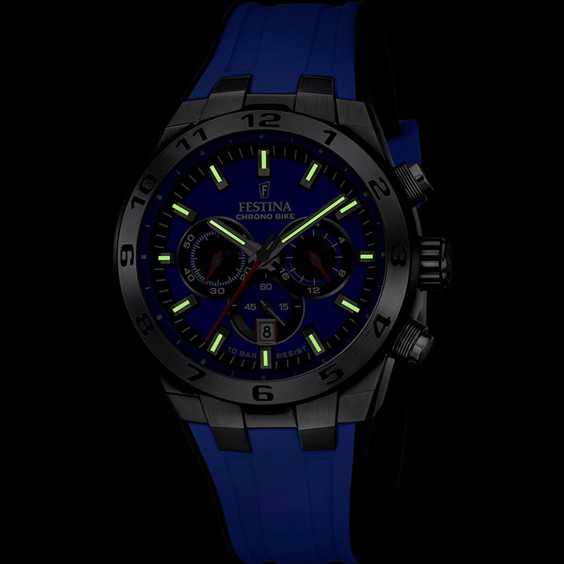Festina Chrono Bike herren Uhr Blau F20671/3-zoom-