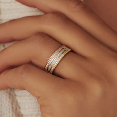 Isabel Bernard Saint Germain Merle 14 Carat Whitegold Ring IB330052-60