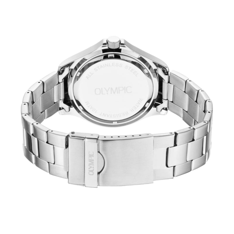 Olympic Jeffrey herren Uhr Silber OL89HSS051-zoom-