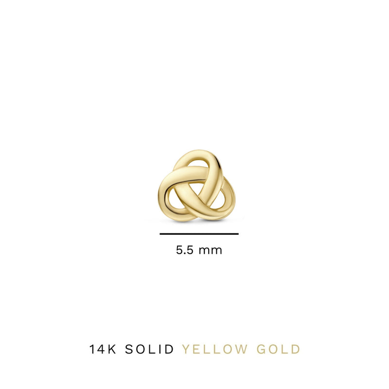 Isabel Bernard Rivoli Méline 14 Karat | Gold Ohrstecker IB360221-zoom-