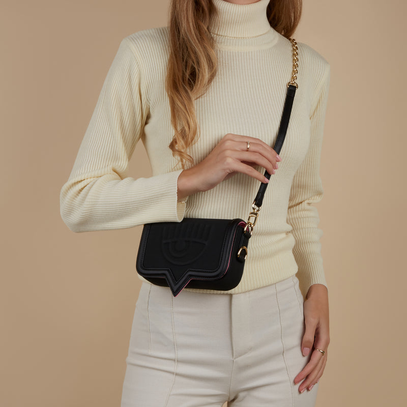 Chiara Ferragni Eyelike damen Umhängetasche Schwarz 75SB4BA2-ZS953-899-zoom-