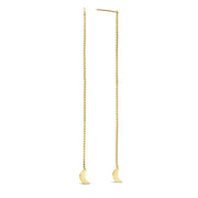 Violet Hamden Luna 925 Sterlingsilber Vergoldete Ohrhänger mit Monden VH16047