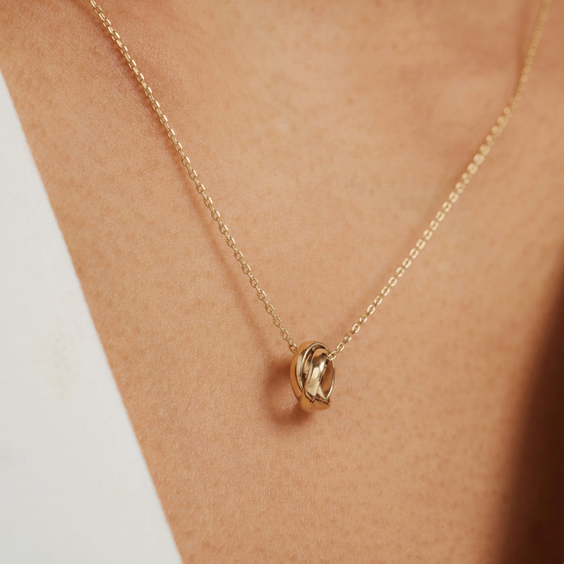 Isabel Bernard Rivoli Méline 14 Karat | Gold Halskette IB340150-zoom-