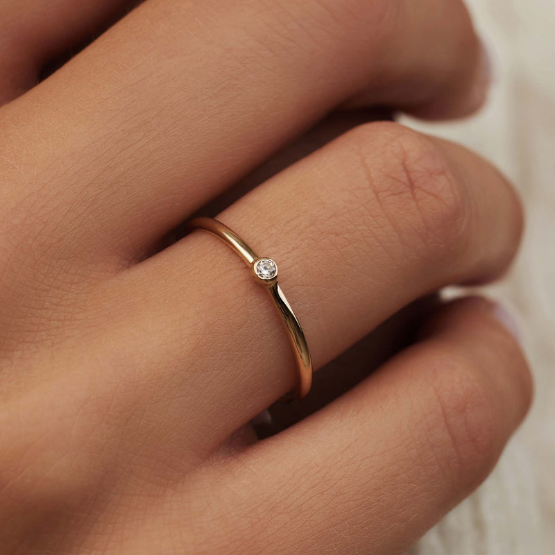 Isabel Bernard Rivoli Aélys 14 Karat | Gold Ring IB330076-52-zoom-