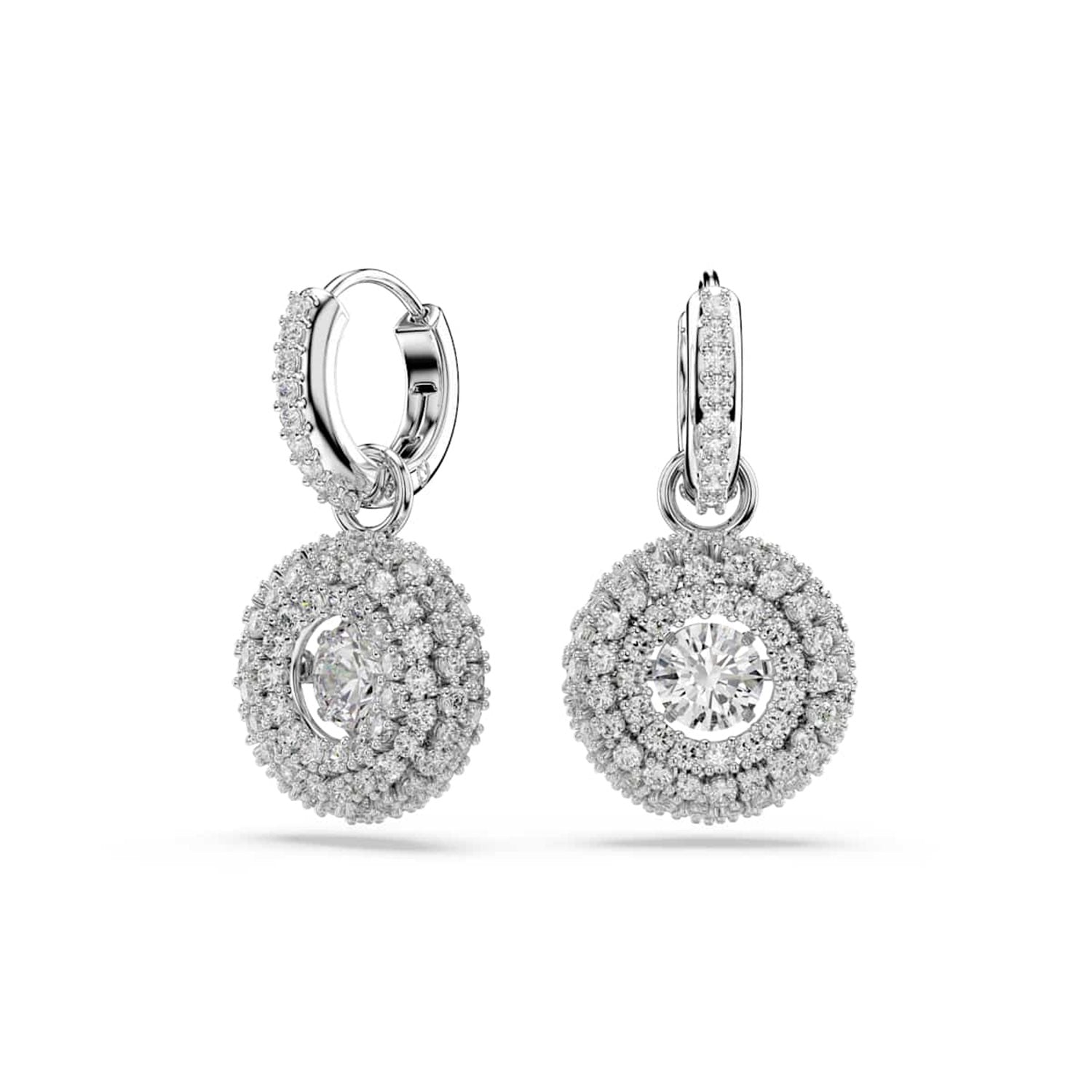 Swarovski Sublima Glam Silver-Tone Earrings 5738193