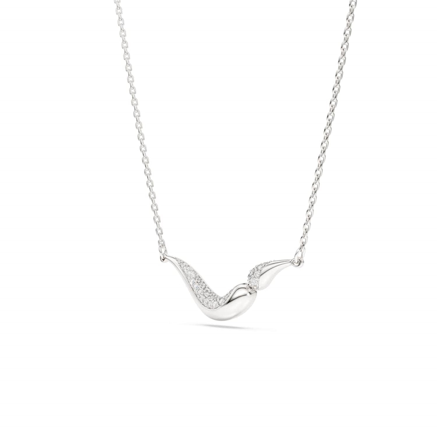Swarovski Classica Sterling Silver Necklace 5740342