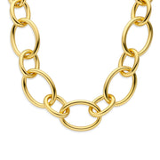 Parte Di Me Bibbiena Poppi Adriane 925 sterling silber vergoldete link kette PDM34100