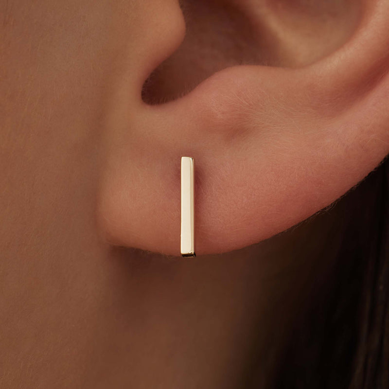 Isabel Bernard Le Marais Rosalie 14 Karat | Gold Ohrstecker IB360215-zoom-