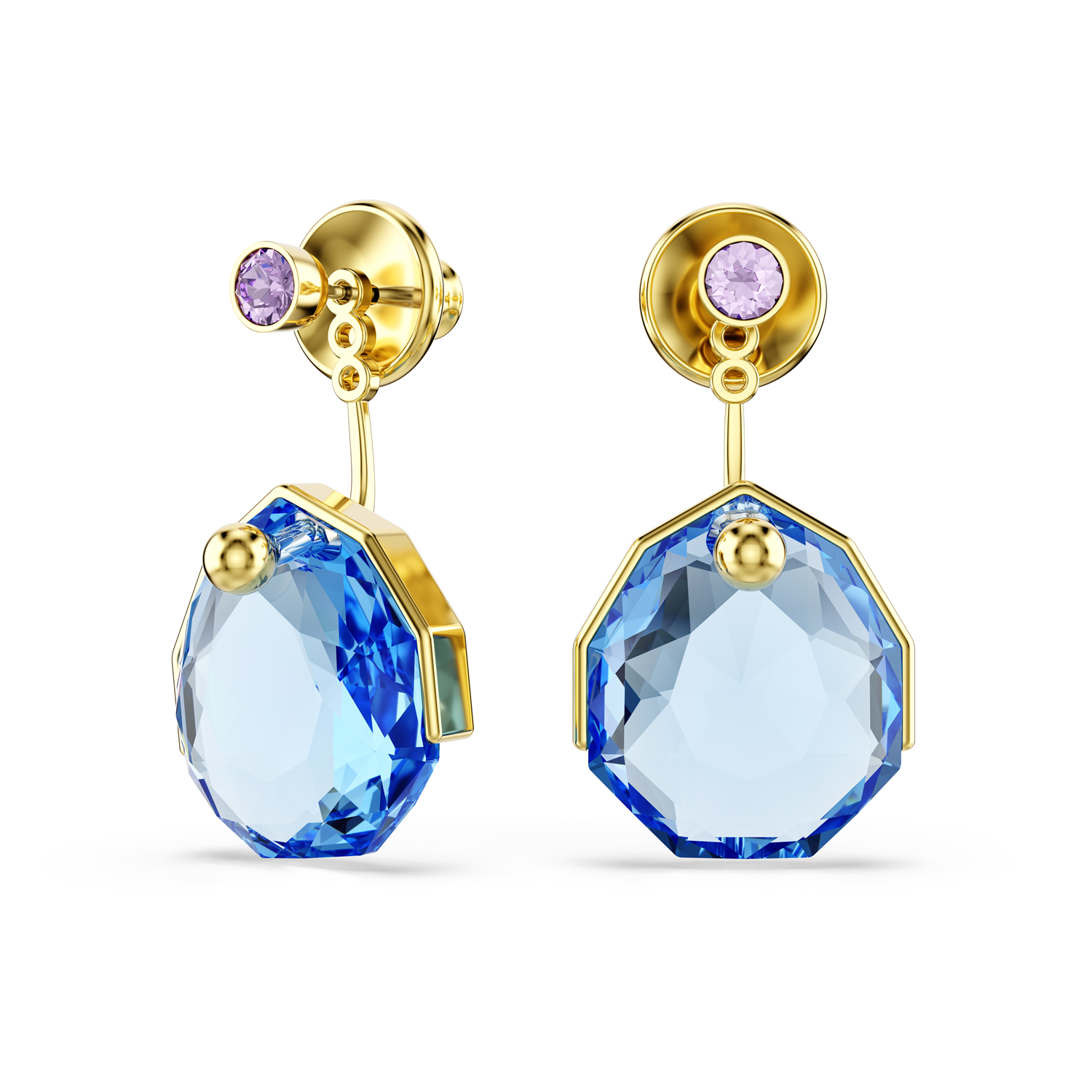 Swarovski Gema Gold Plated Earrings 5737449