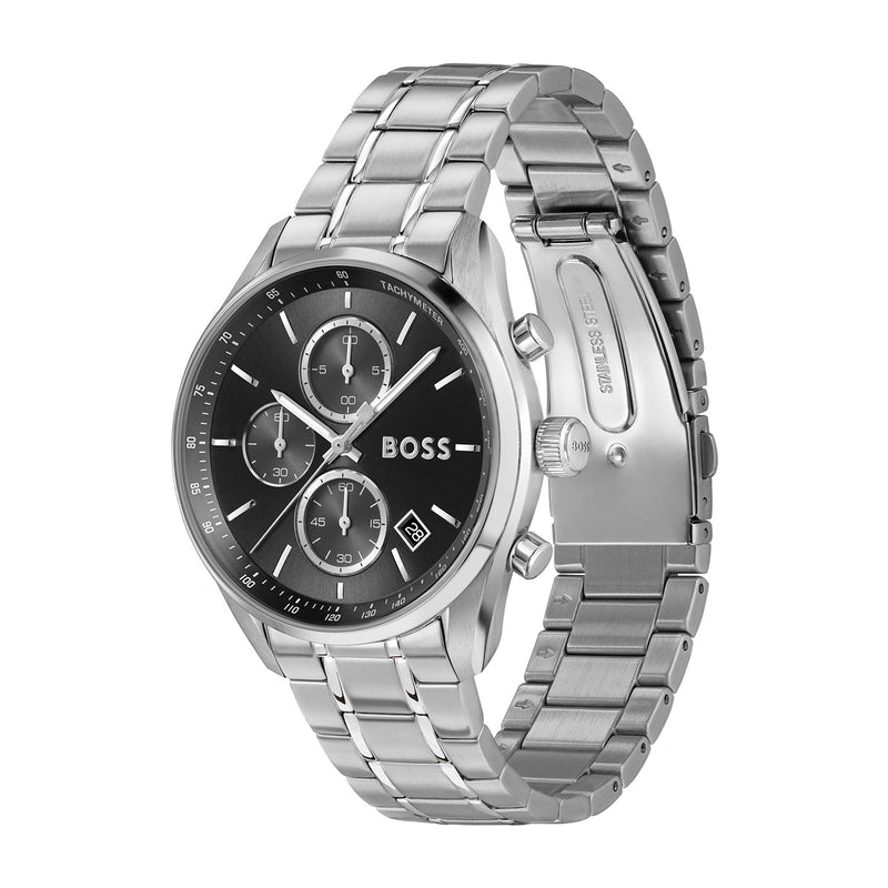Hugo Boss Grand Prix 40 Silberne Herrenuhr HB1514259-zoom-