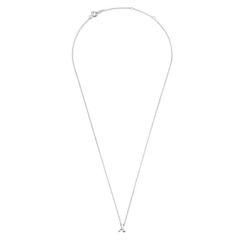 Isabel Bernard Saint Germain Chloé 14 Karat | Weißgold Initiale Halskette IB340061-A-zoom-
