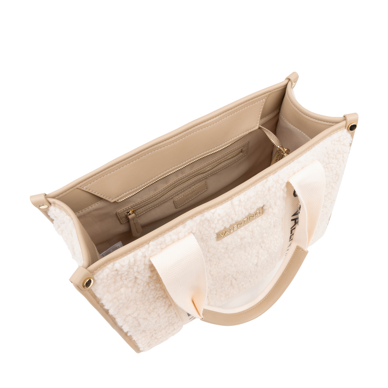 Valentino Bags Special Camy Taupe Shopper VBS7L301TAUPE-zoom-