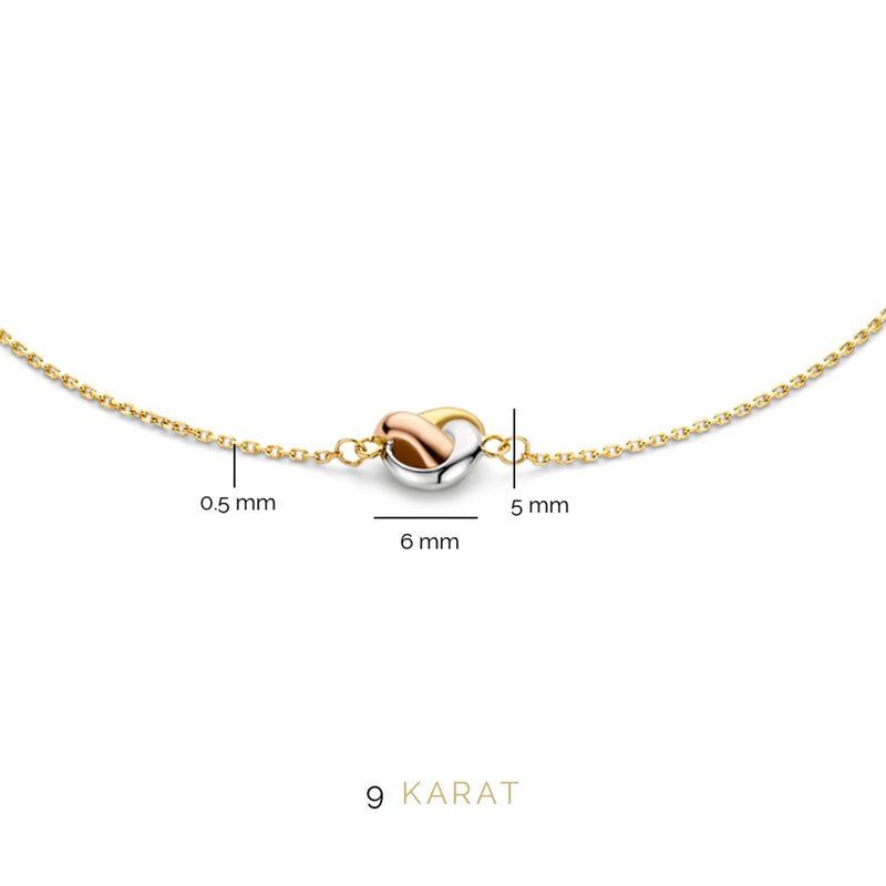 Beloro Jewels Della Spiga damen Armband 375 Gold BO320022-zoom-