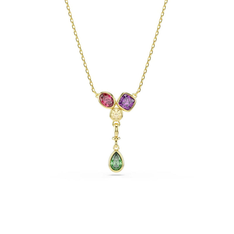 Swarovski Imber Organic Goldfarbene Mehrfarbige Halskette 5753261-zoom-