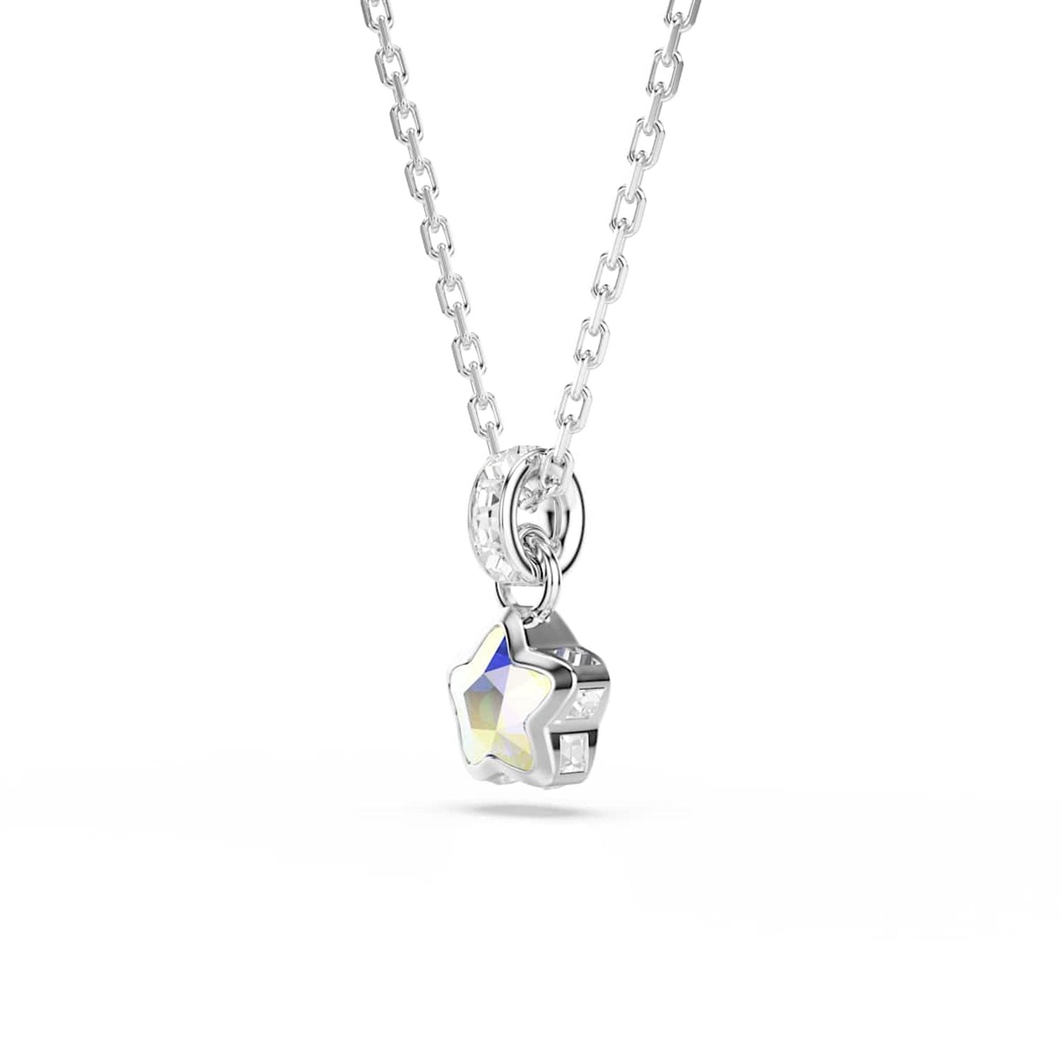 Swarovski Chroma Stars Silver-Tone Necklace 5759678