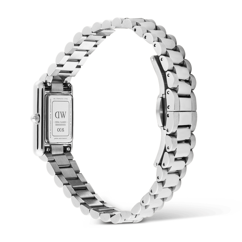 Daniel Wellington Bound Mini 3-Link Silber Damen Uhr DW00100930-zoom-