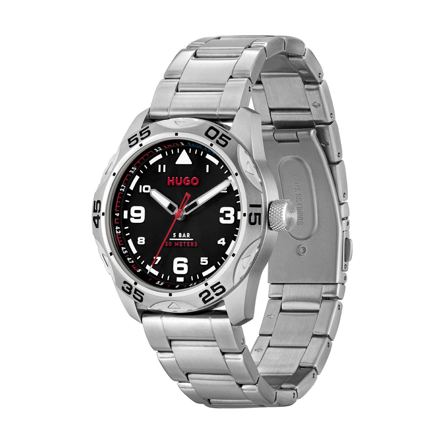 Hugo Boss HUGO #TREK Zwart Heren Horloge 2002-HU1530332
