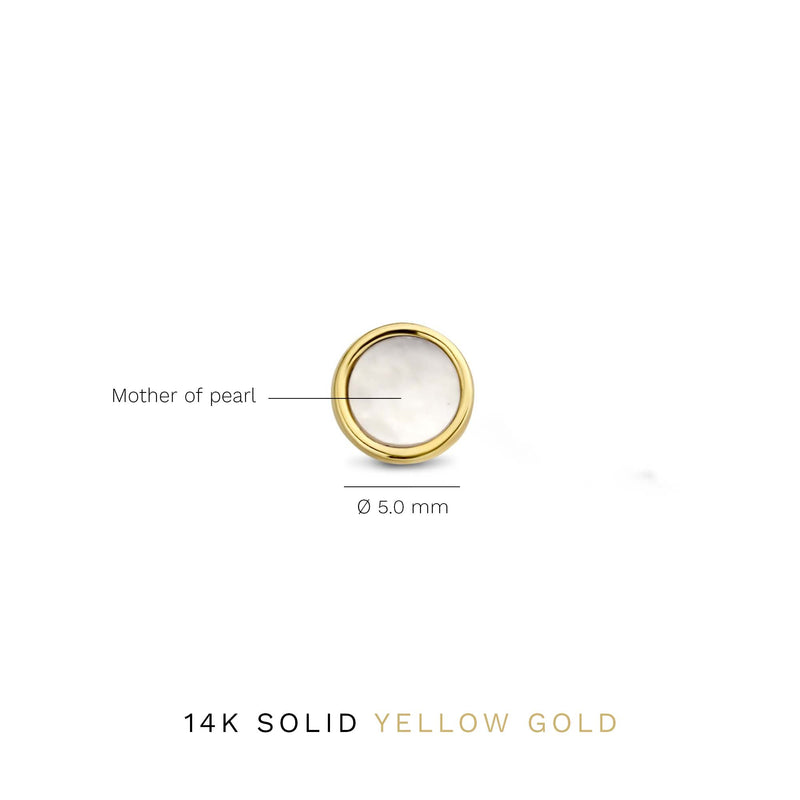 Isabel Bernard Belleville Nova 14 Karat | Gold Ohrstecker IB360038-zoom-