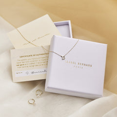Isabel Bernard 14 Carat Golden Le Marais Jeanne Earstuds IB360196