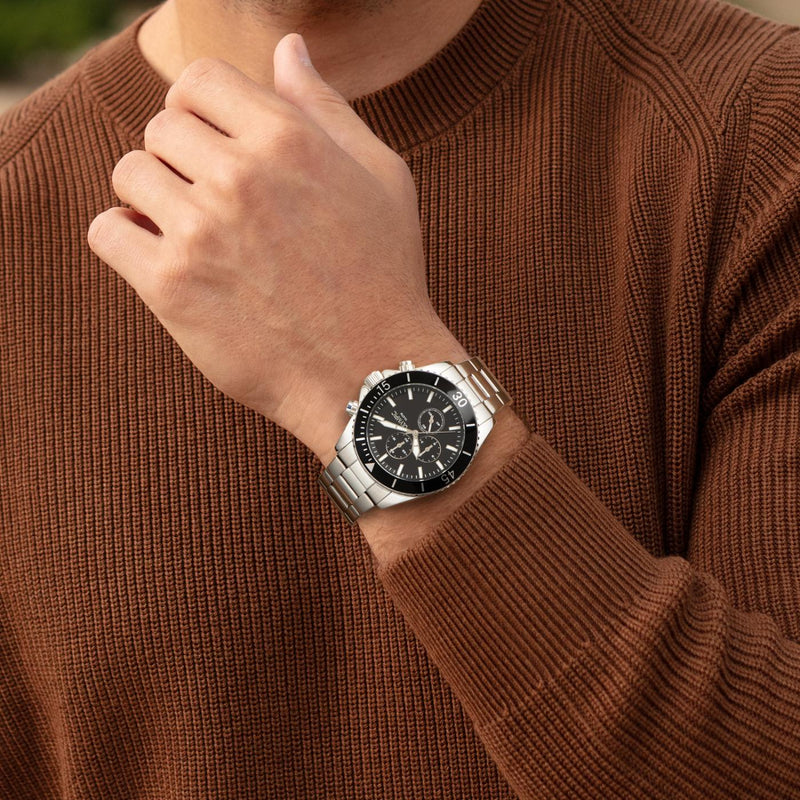 Olympic Paul herren Uhr Silber OL89HSS054-zoom-